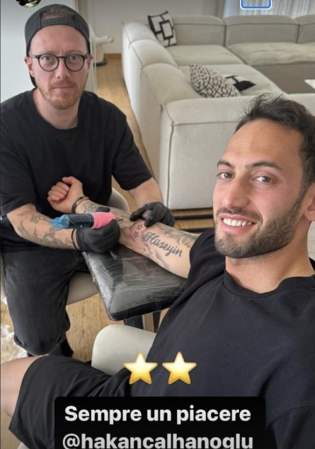 calhanoglu tatuaggio