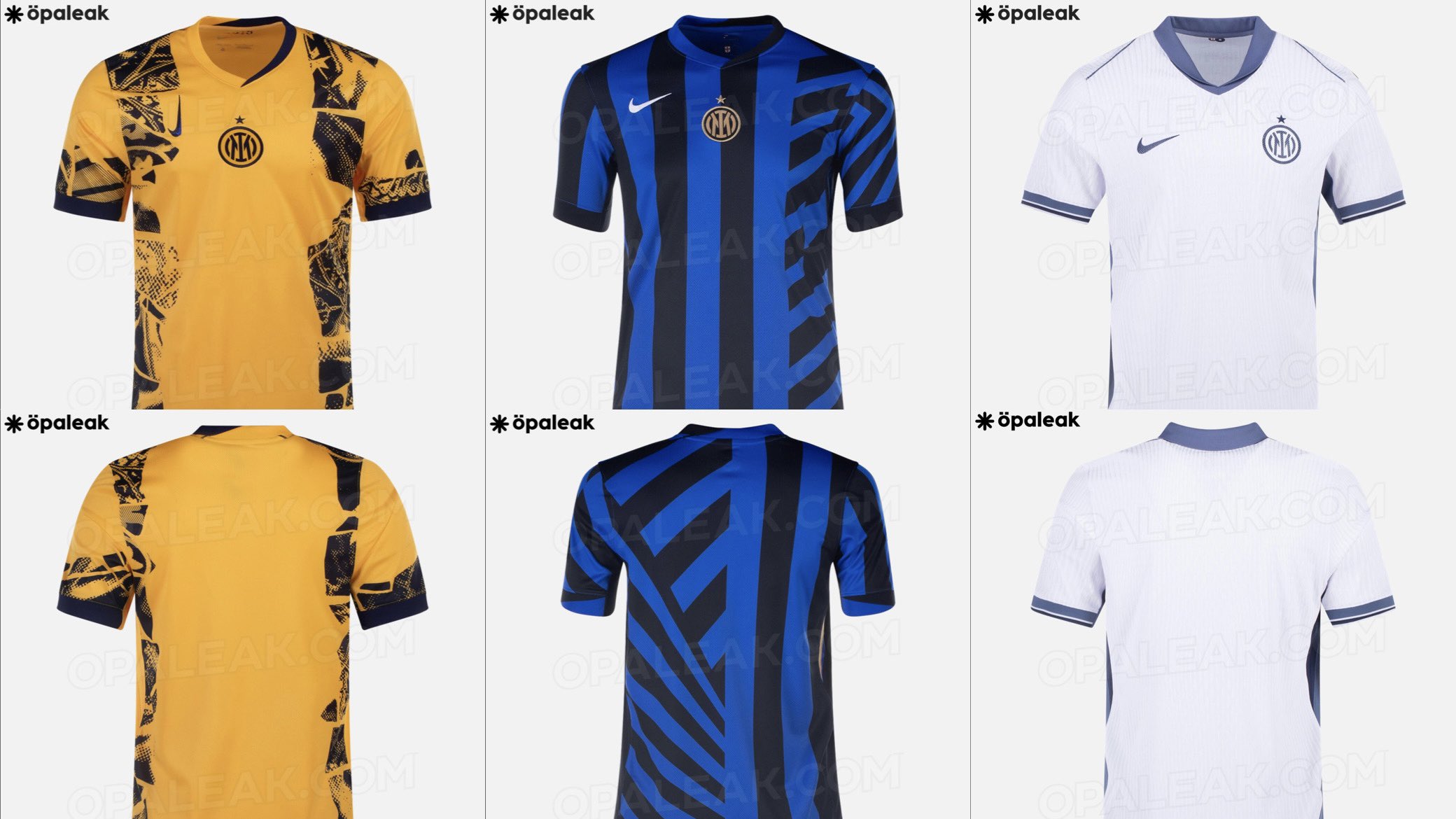 Inter le tre maglie per la stagione 2024 25 le foto